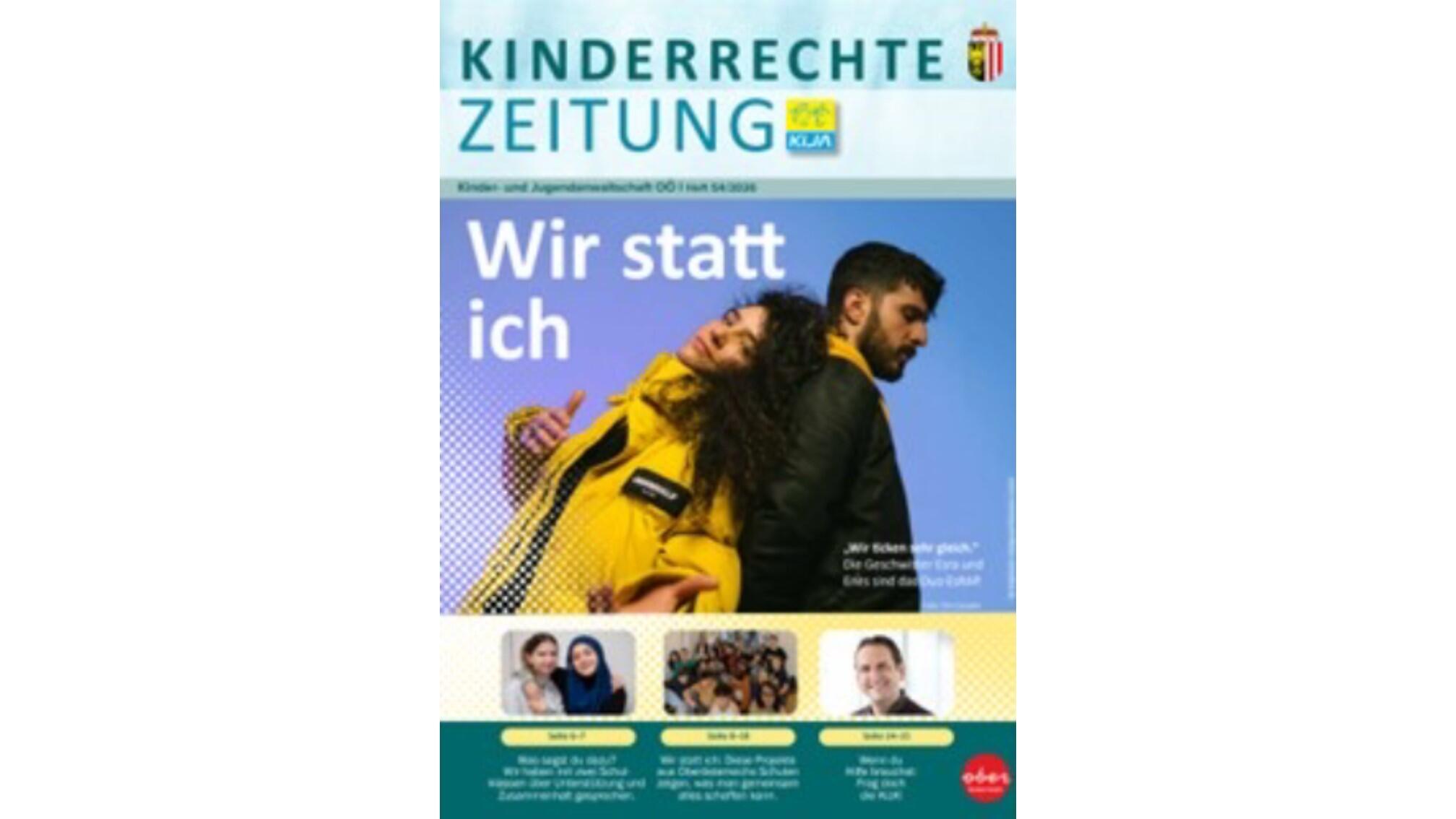 Cover Kinderrechte Zeitung, Heft 54/2026