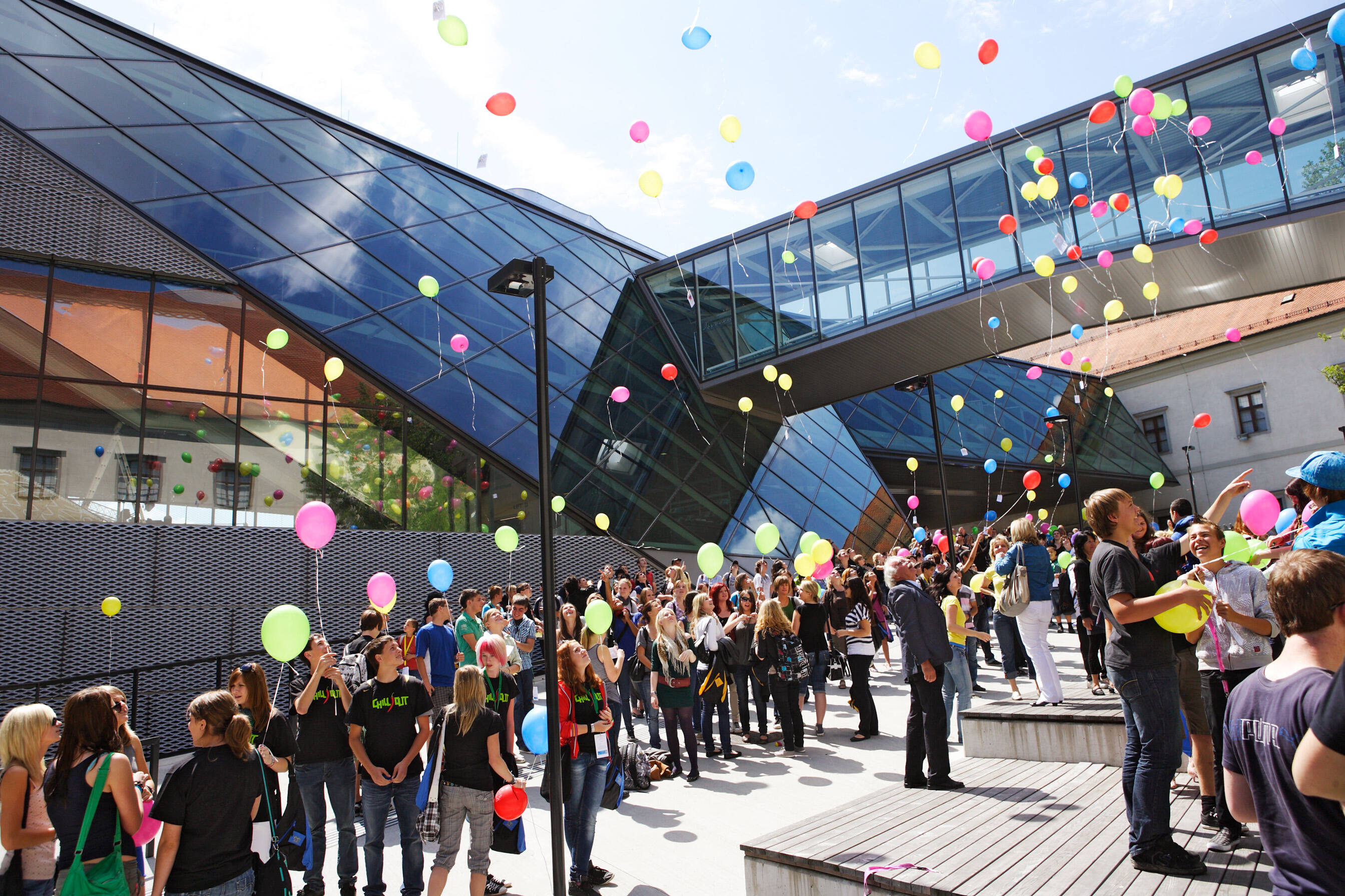  Luftballonstart beim Kinderrechtefest 